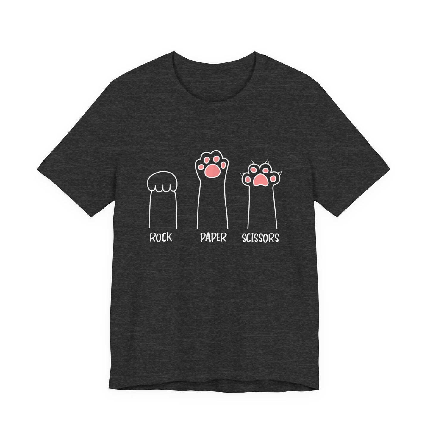 Cat Paw Rock Paper Scissors T-Shirt