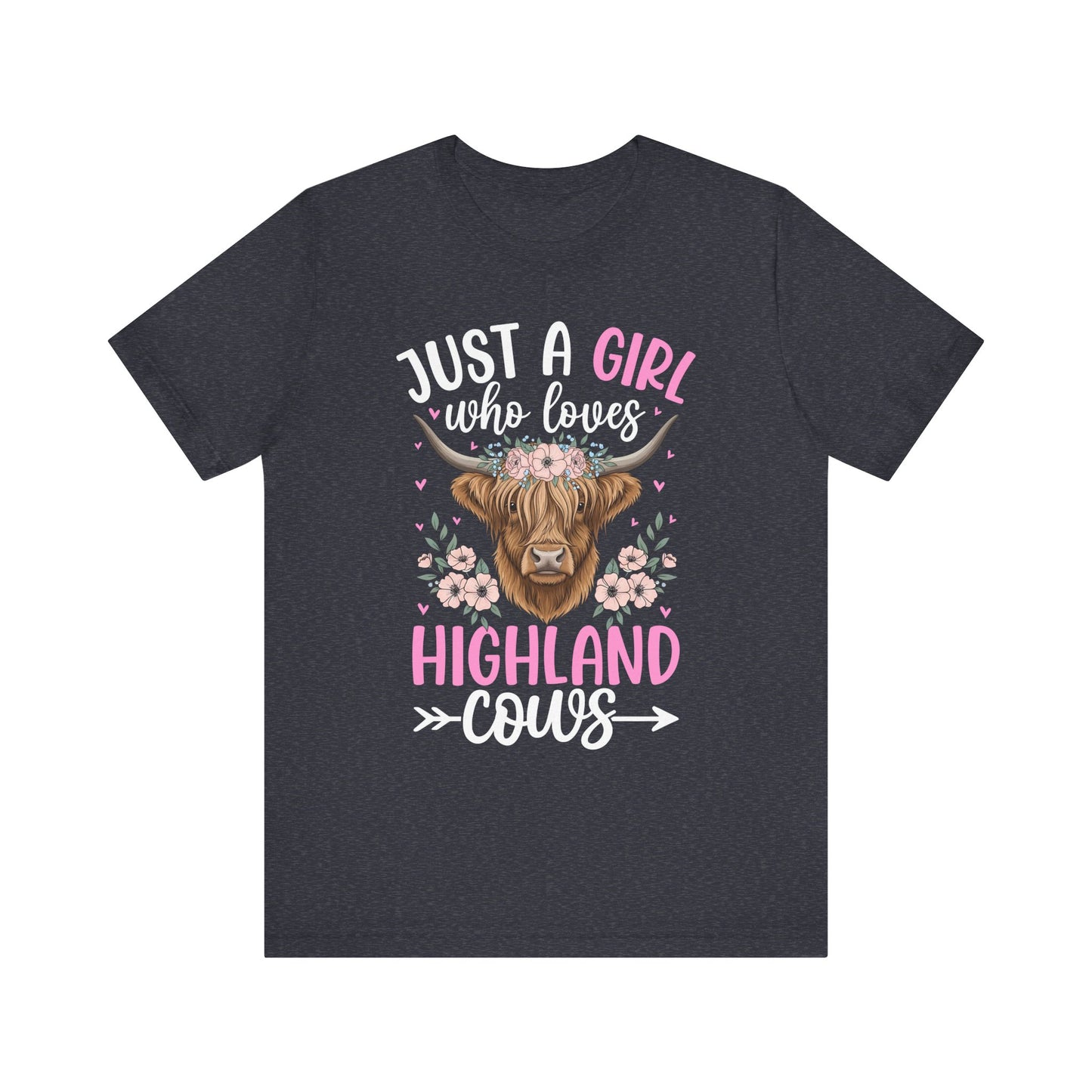 Just A Girl Who Loves Highland Cows T-Shirt