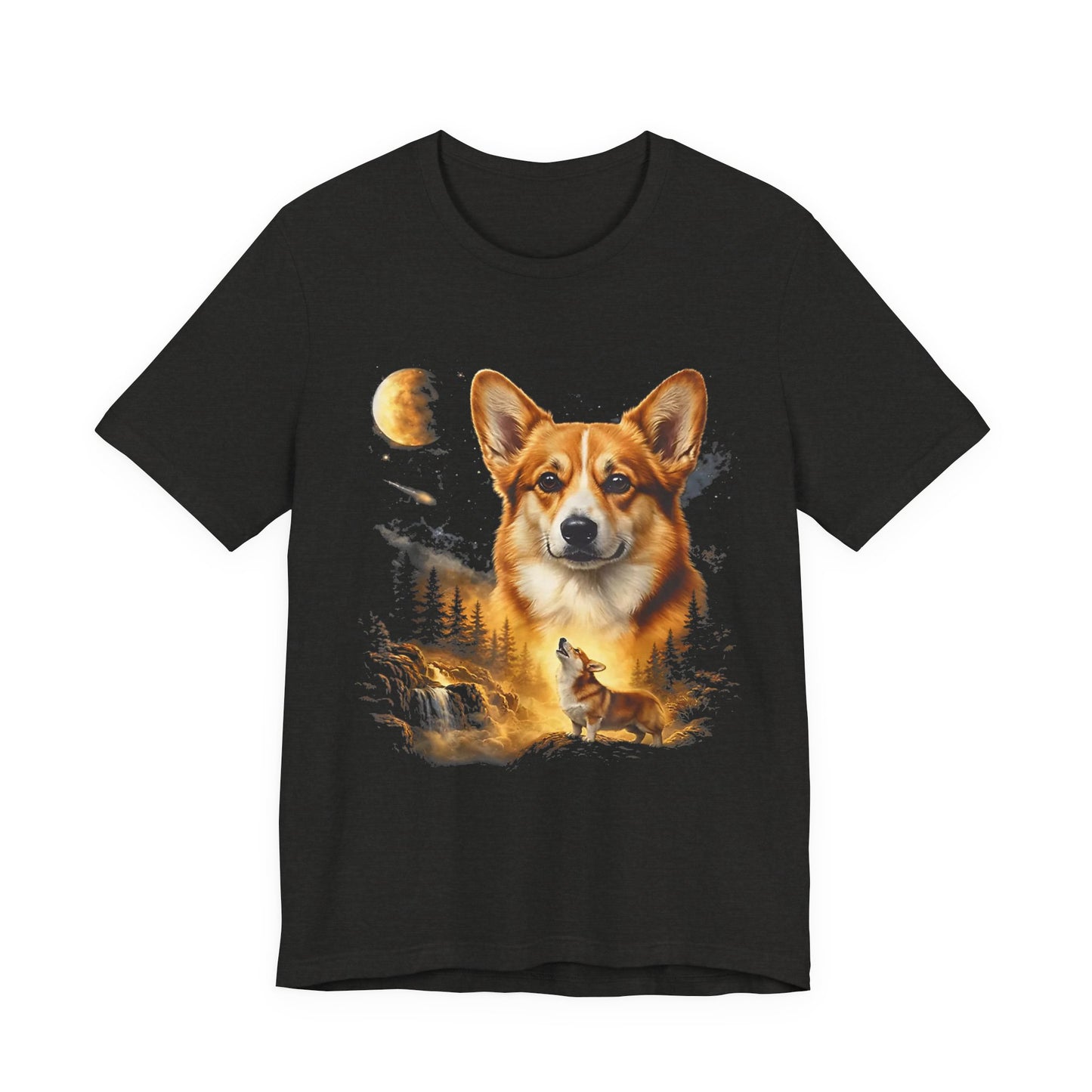 Corgi Moonlight Graphic Tee