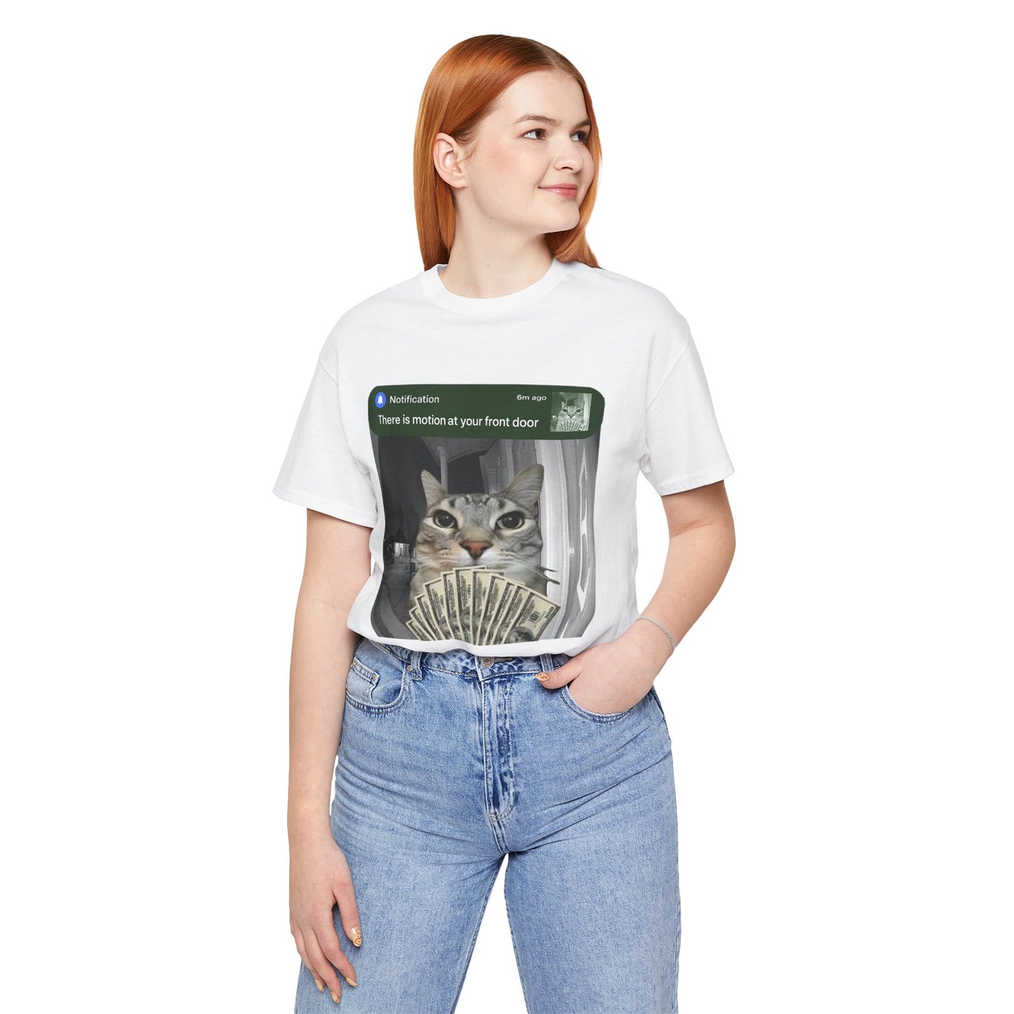 Cat Security Camera Meme T-Shirt