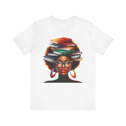 Book Afro Graphic T‑Shirt