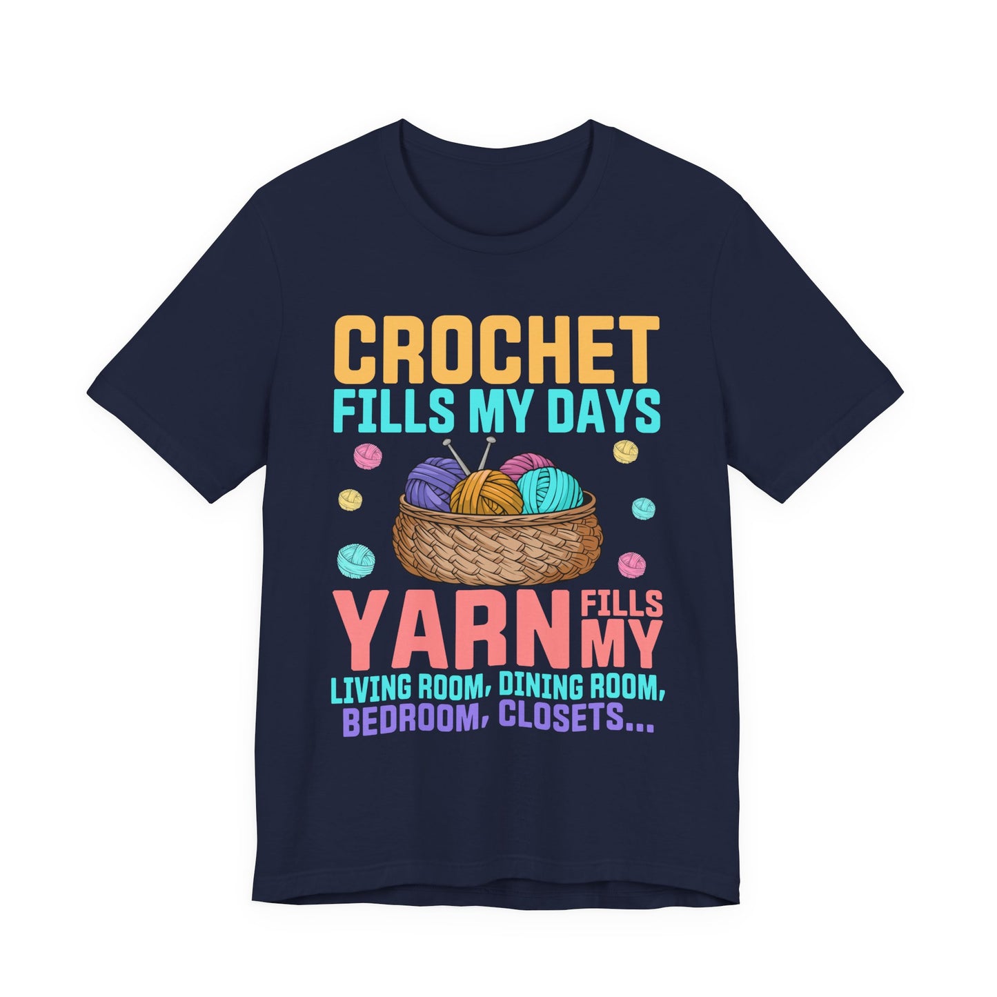 Funny Crochet Tee Humorous Knitter & Crocheter Shirt