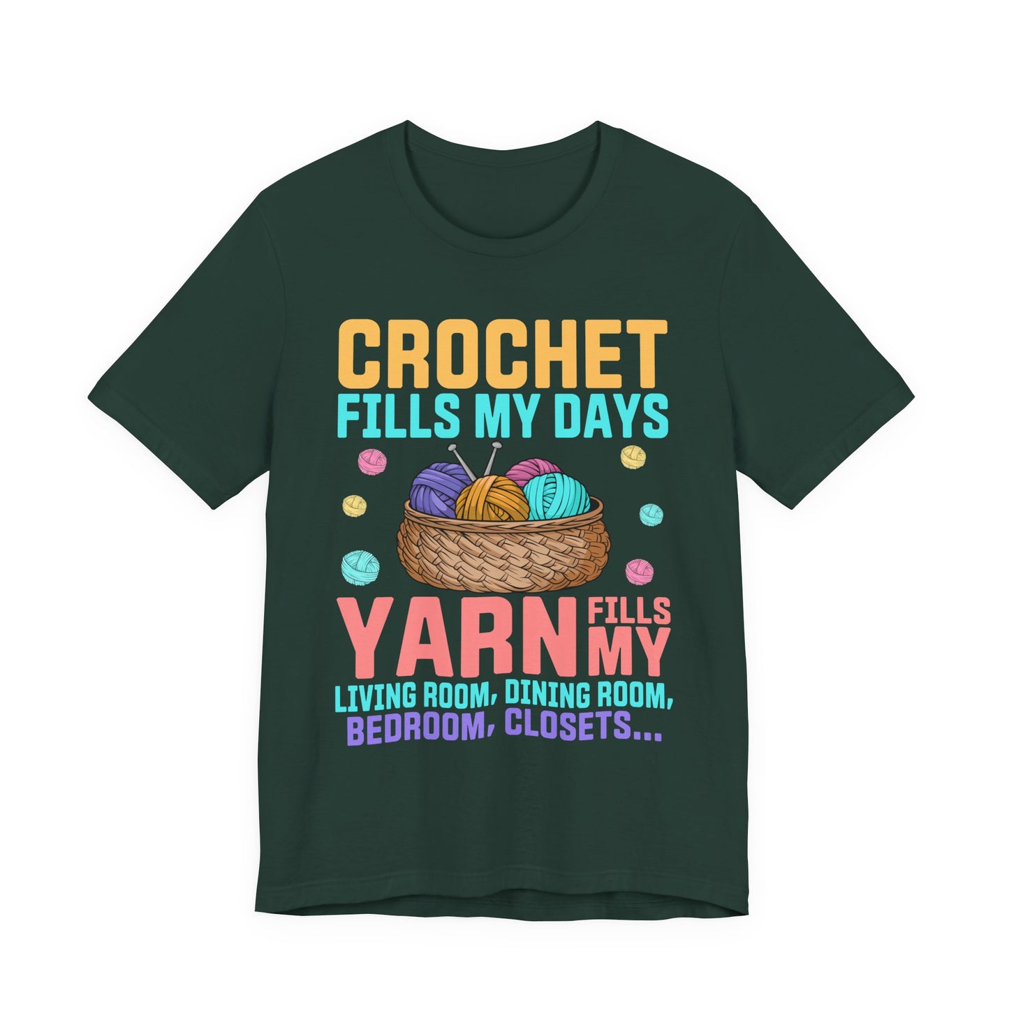 Funny Crochet Tee Humorous Knitter & Crocheter Shirt