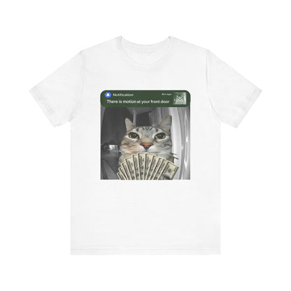 Cat Security Camera Meme T-Shirt