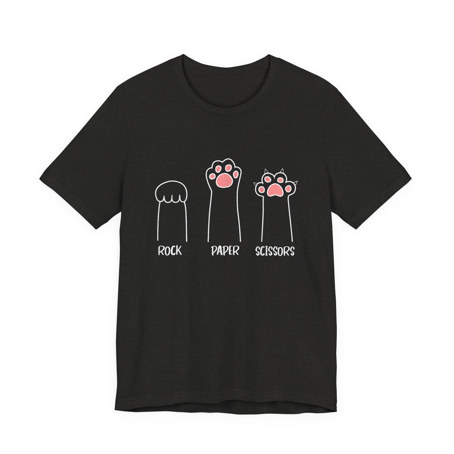 Cat Paw Rock Paper Scissors T-Shirt