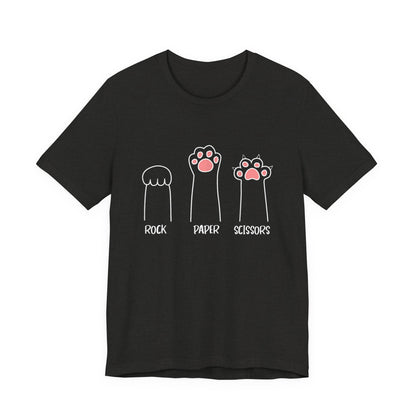 Cat Paw Rock Paper Scissors T-Shirt