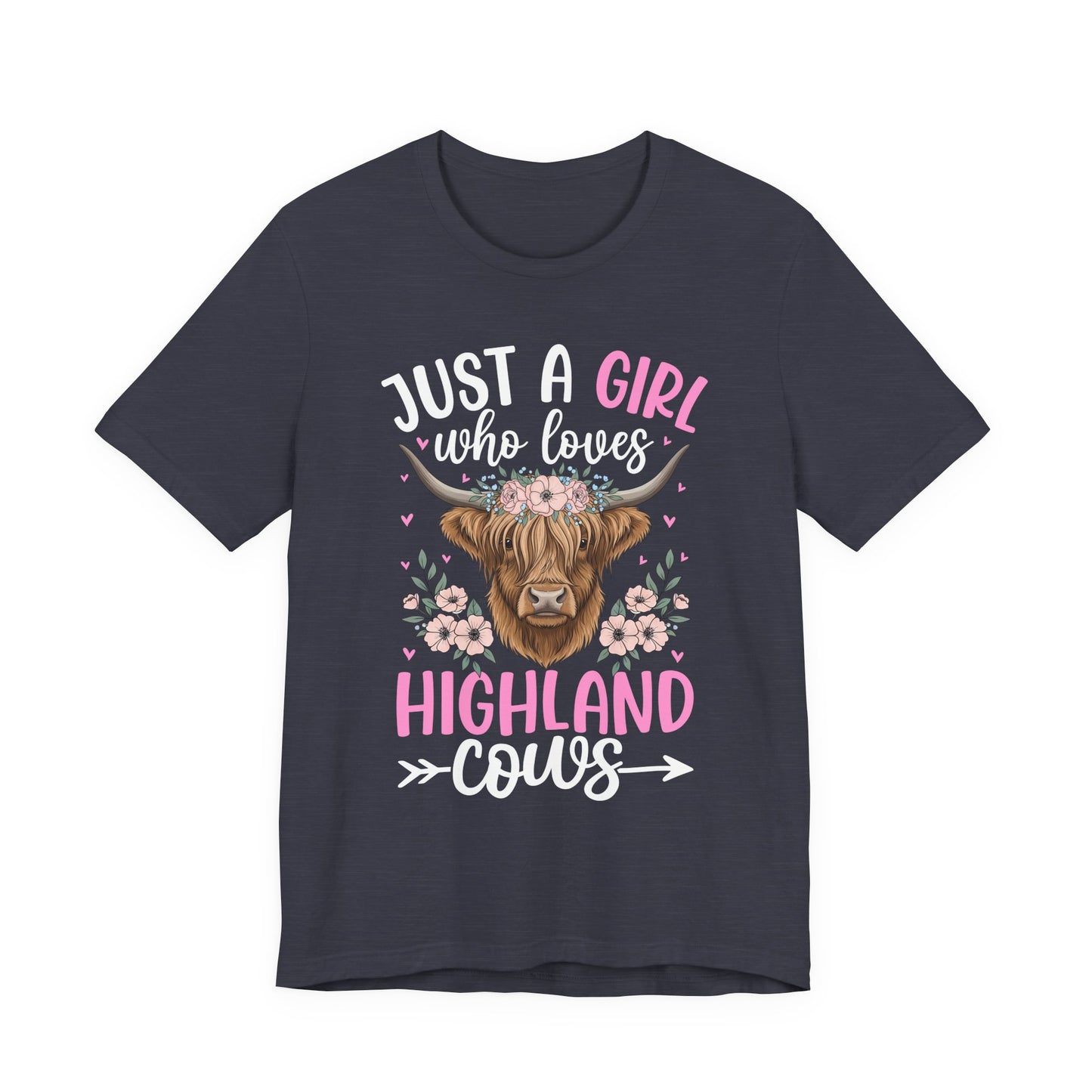 Just A Girl Who Loves Highland Cows T-Shirt