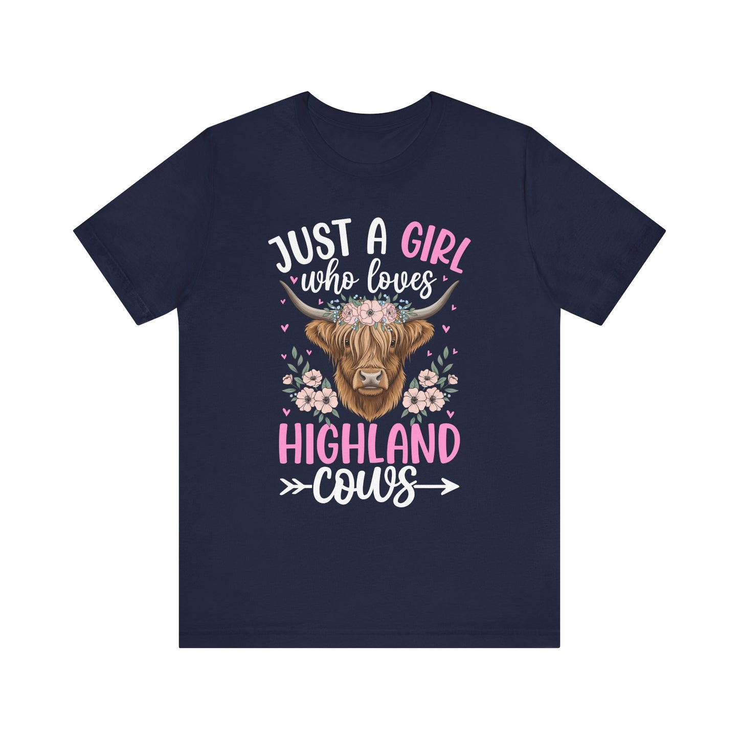 Just A Girl Who Loves Highland Cows T-Shirt