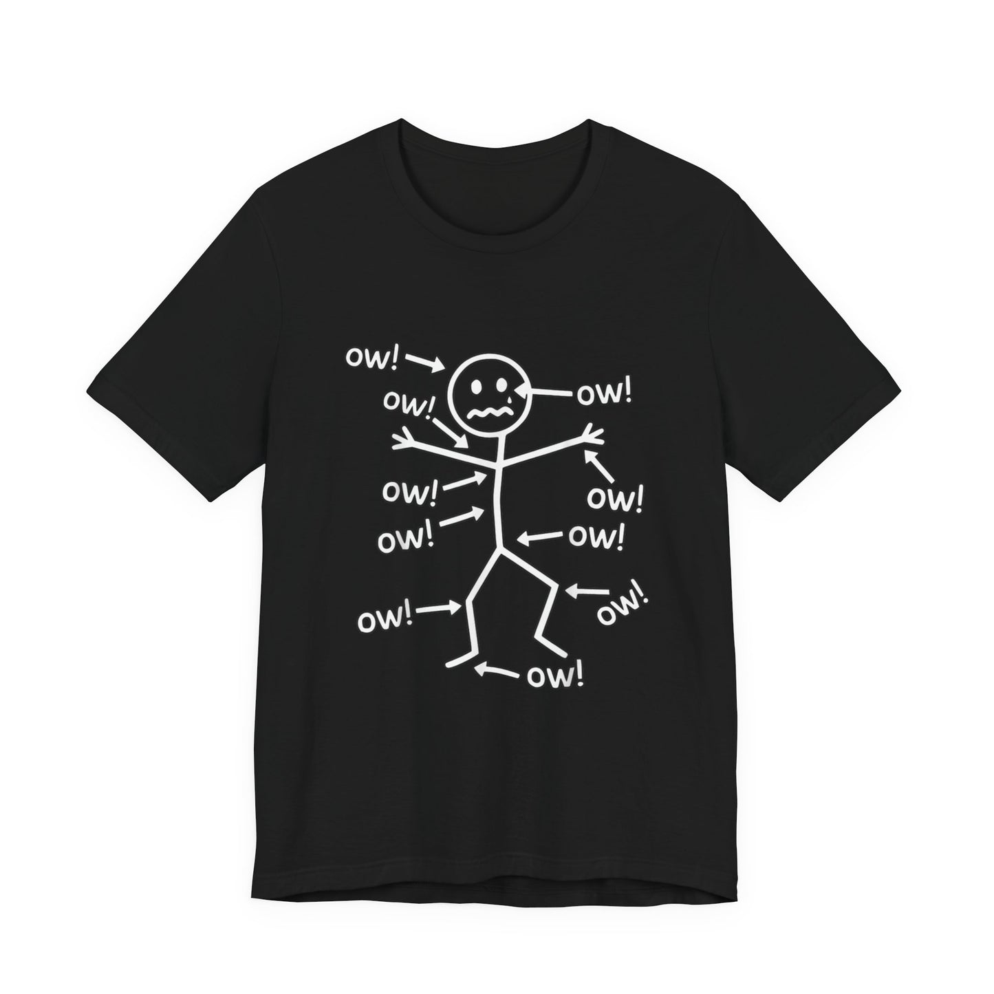 Ow! Stick Figure T-Shirt