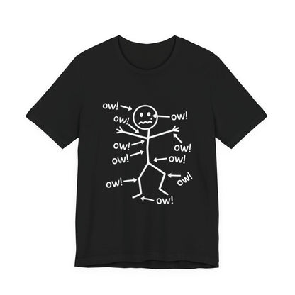 Ow! Stick Figure T-Shirt