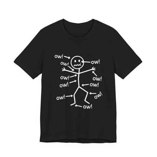 Ow! Stick Figure T-Shirt