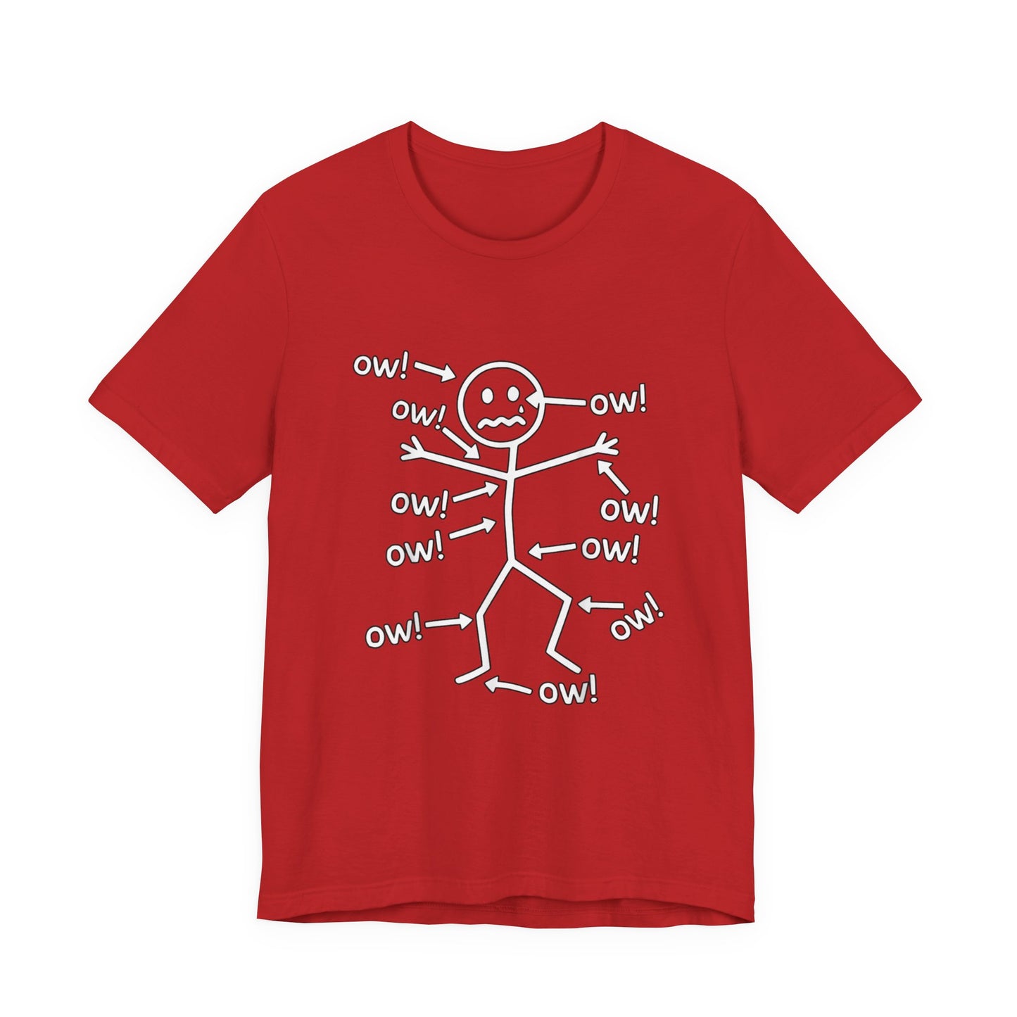 Ow! Stick Figure T-Shirt