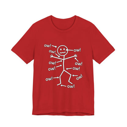 Ow! Stick Figure T-Shirt