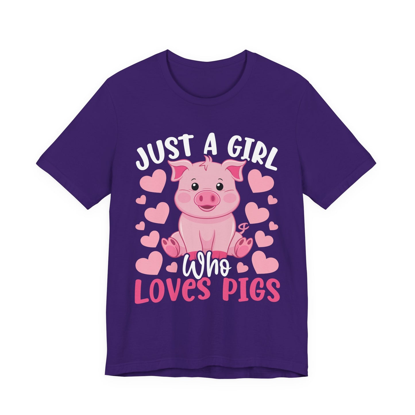 Just a Girl Who Loves Pigs T-Shirt