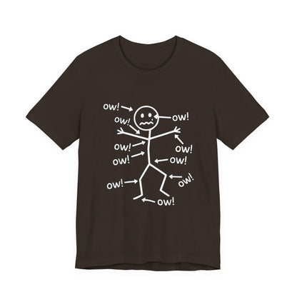 Ow! Stick Figure T-Shirt