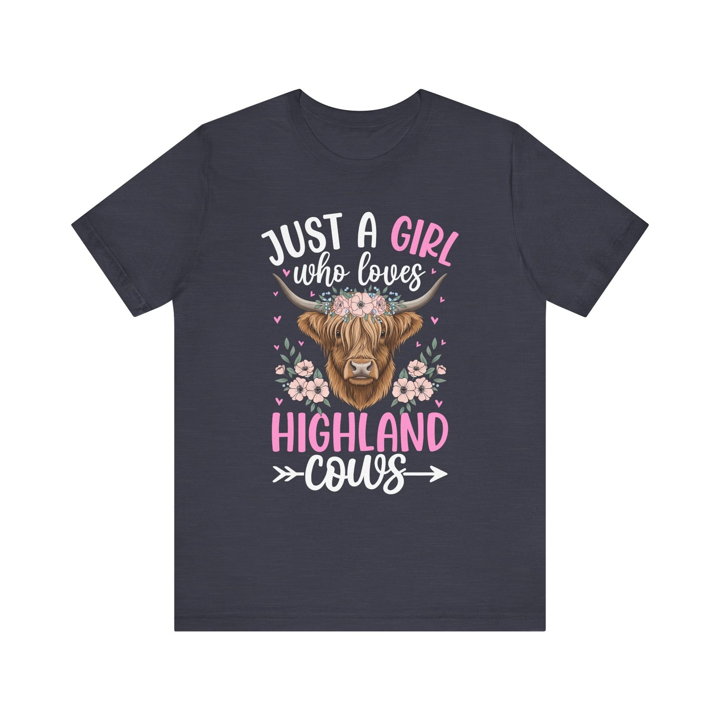 Just A Girl Who Loves Highland Cows T-Shirt