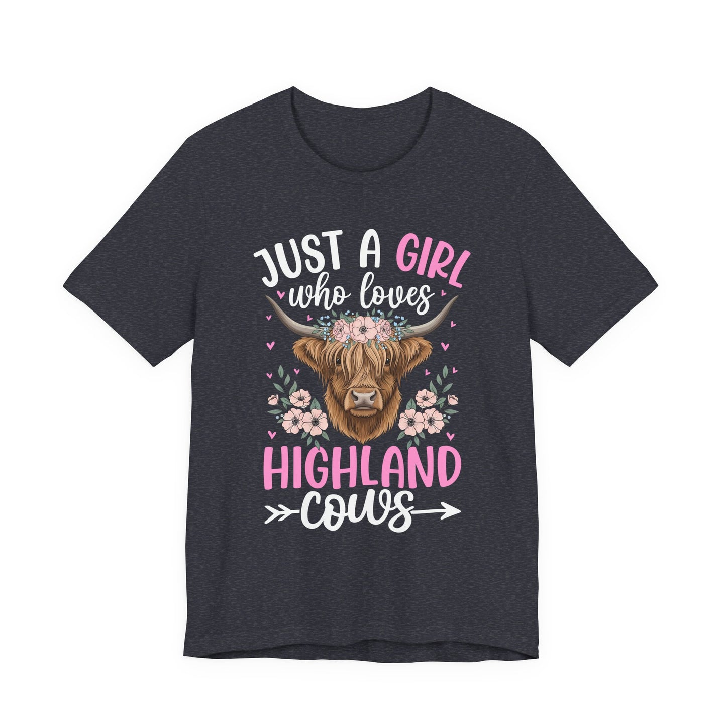 Just A Girl Who Loves Highland Cows T-Shirt