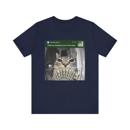 Cat Security Camera Meme T-Shirt