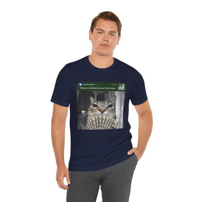 Cat Security Camera Meme T-Shirt