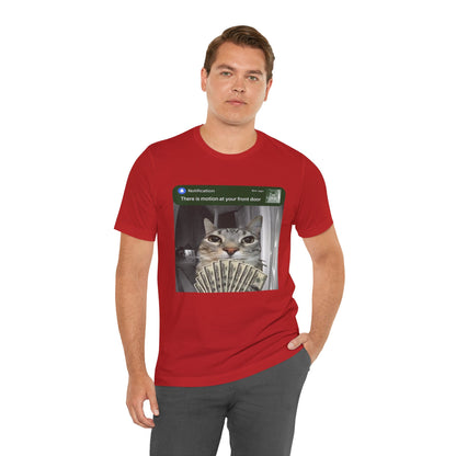 Cat Security Camera Meme T-Shirt