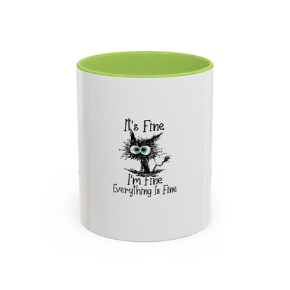 It’s Fine I’m Fine Everything Is Fine Coffee Mug
