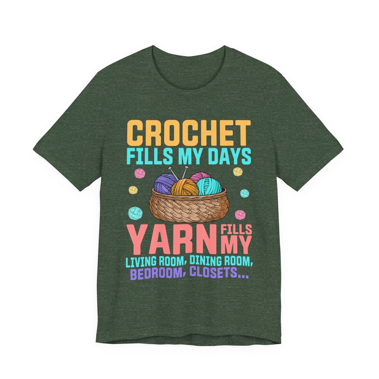 Funny Crochet Tee Humorous Knitter & Crocheter Shirt