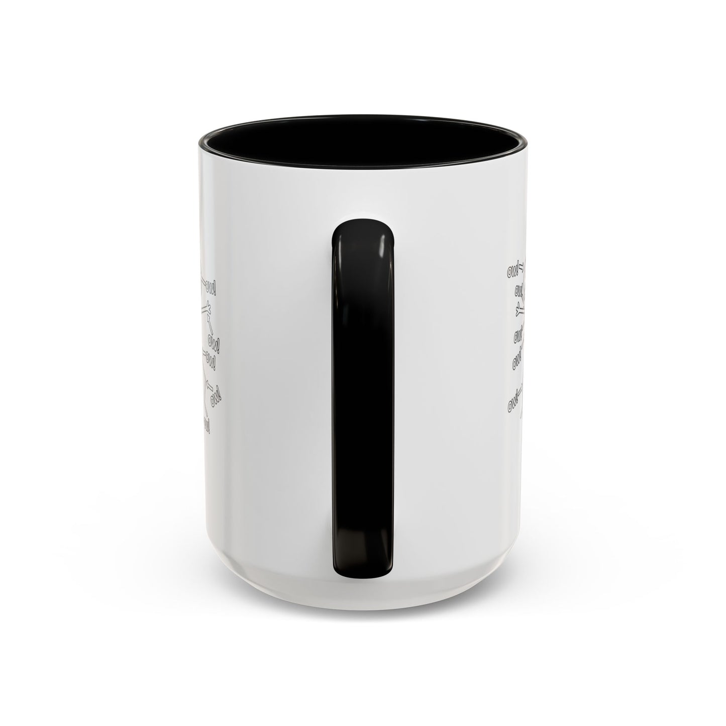 Funny 'Ow!' Stick Figure Coffee Mug