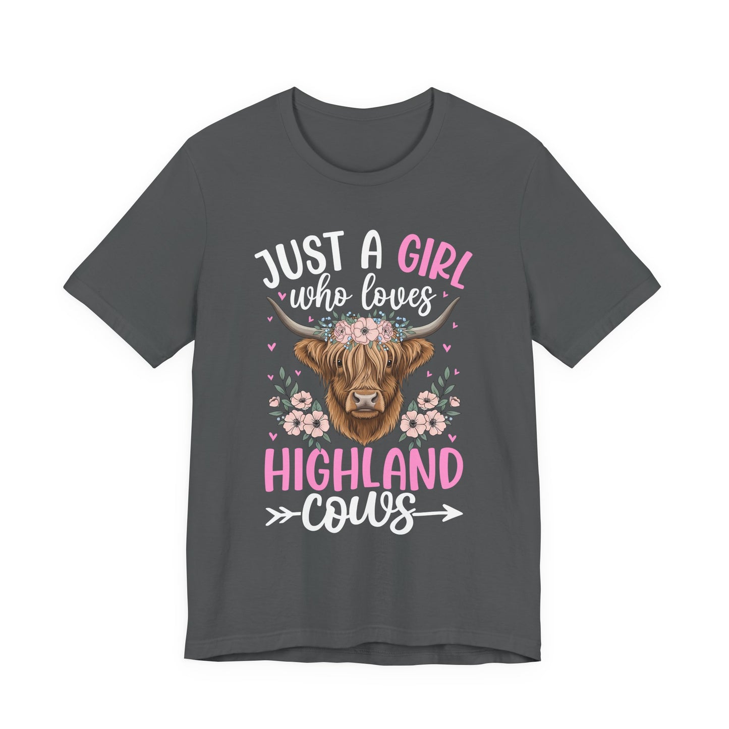 Just A Girl Who Loves Highland Cows T-Shirt