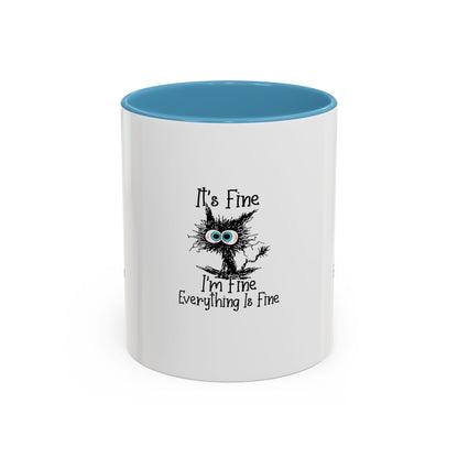 It’s Fine I’m Fine Everything Is Fine Coffee Mug