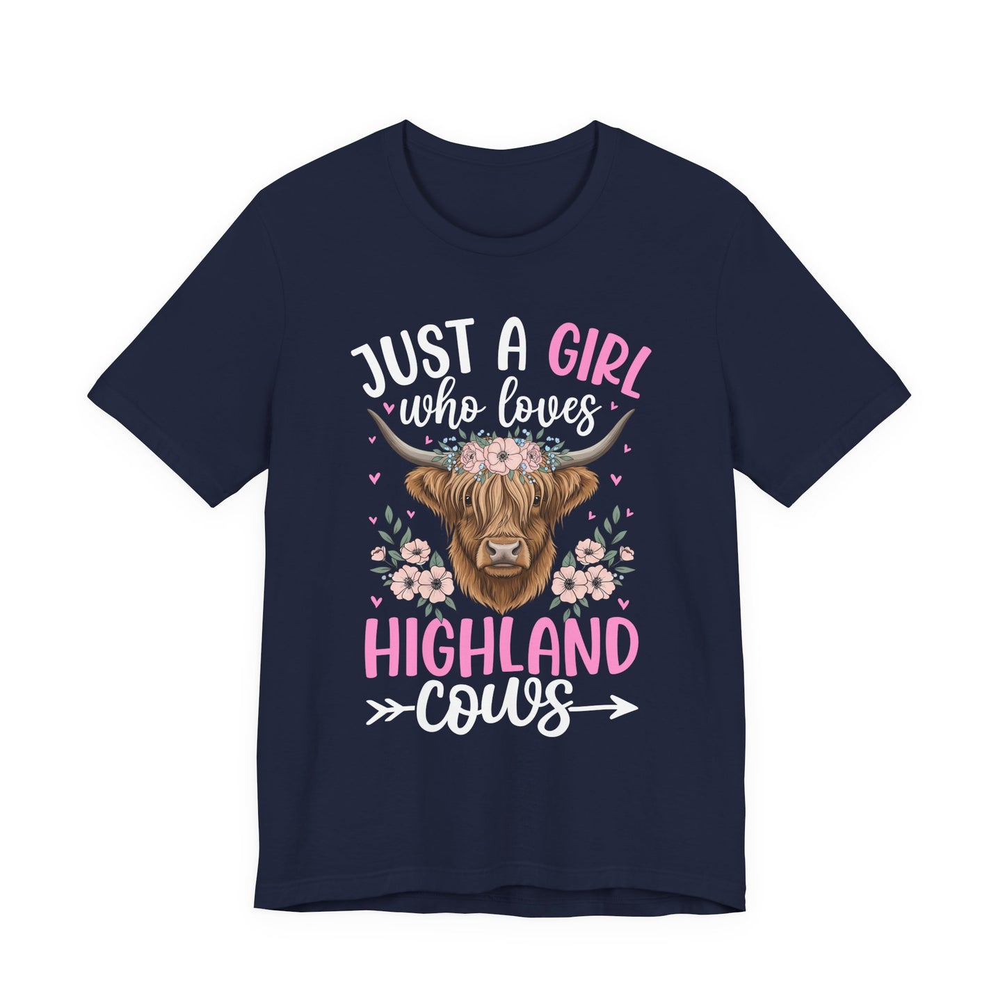 Just A Girl Who Loves Highland Cows T-Shirt