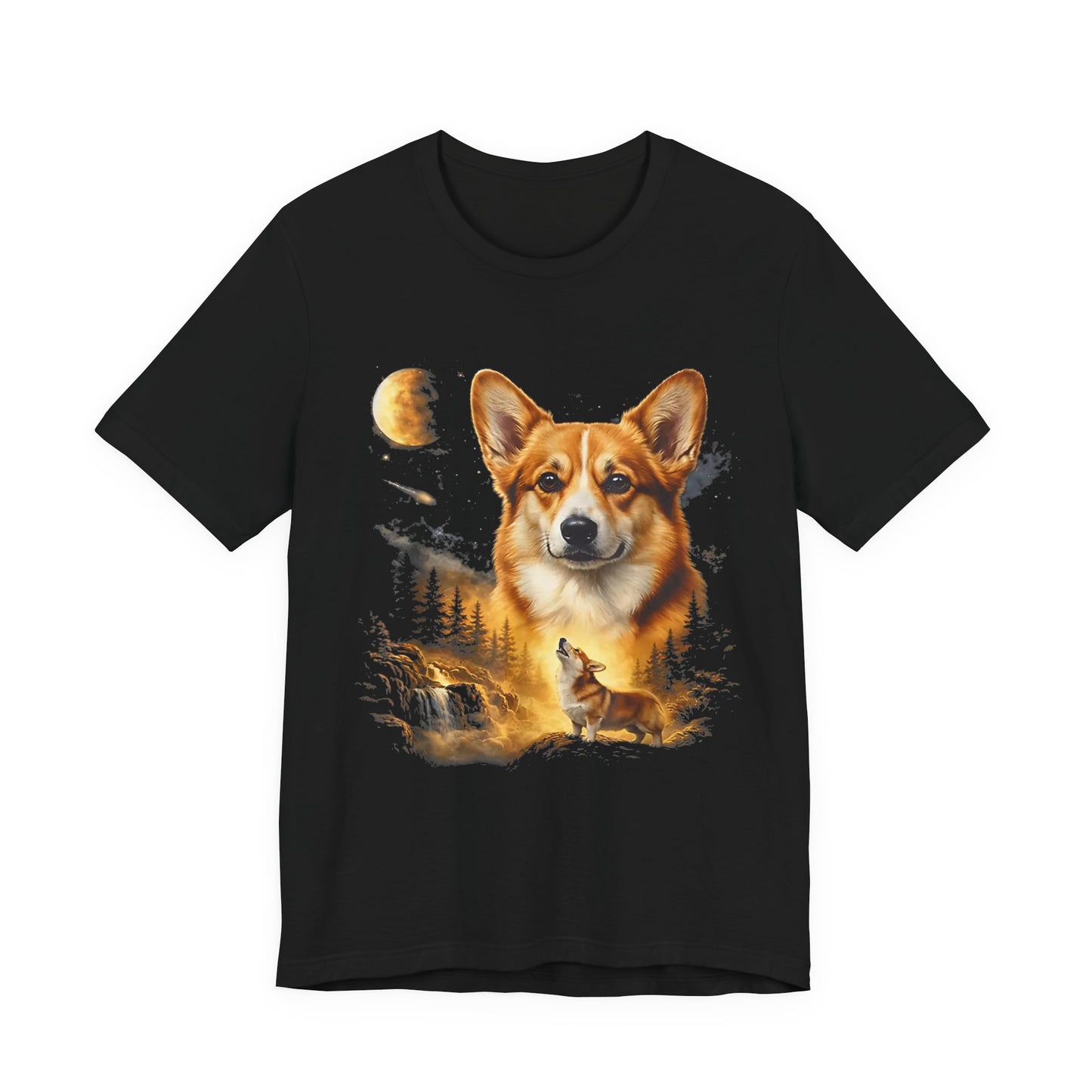 Corgi Moonlight Graphic Tee
