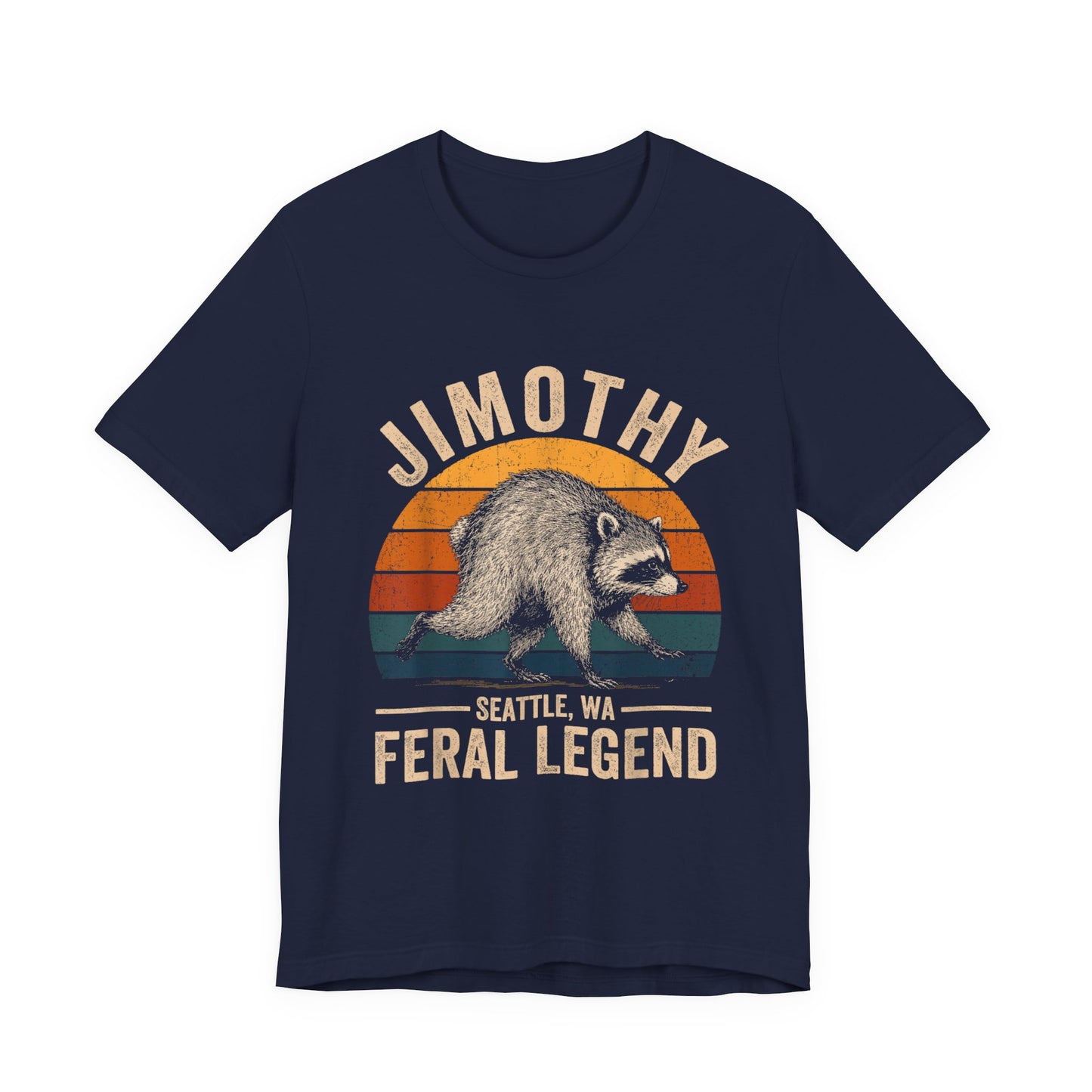 Jimothy Raccoon Feral Legend Seattle T-Shirt