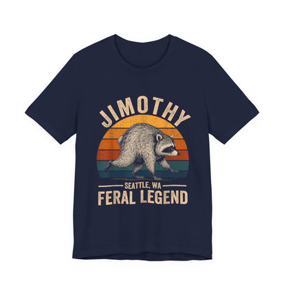 Jimothy Raccoon Feral Legend Seattle T-Shirt