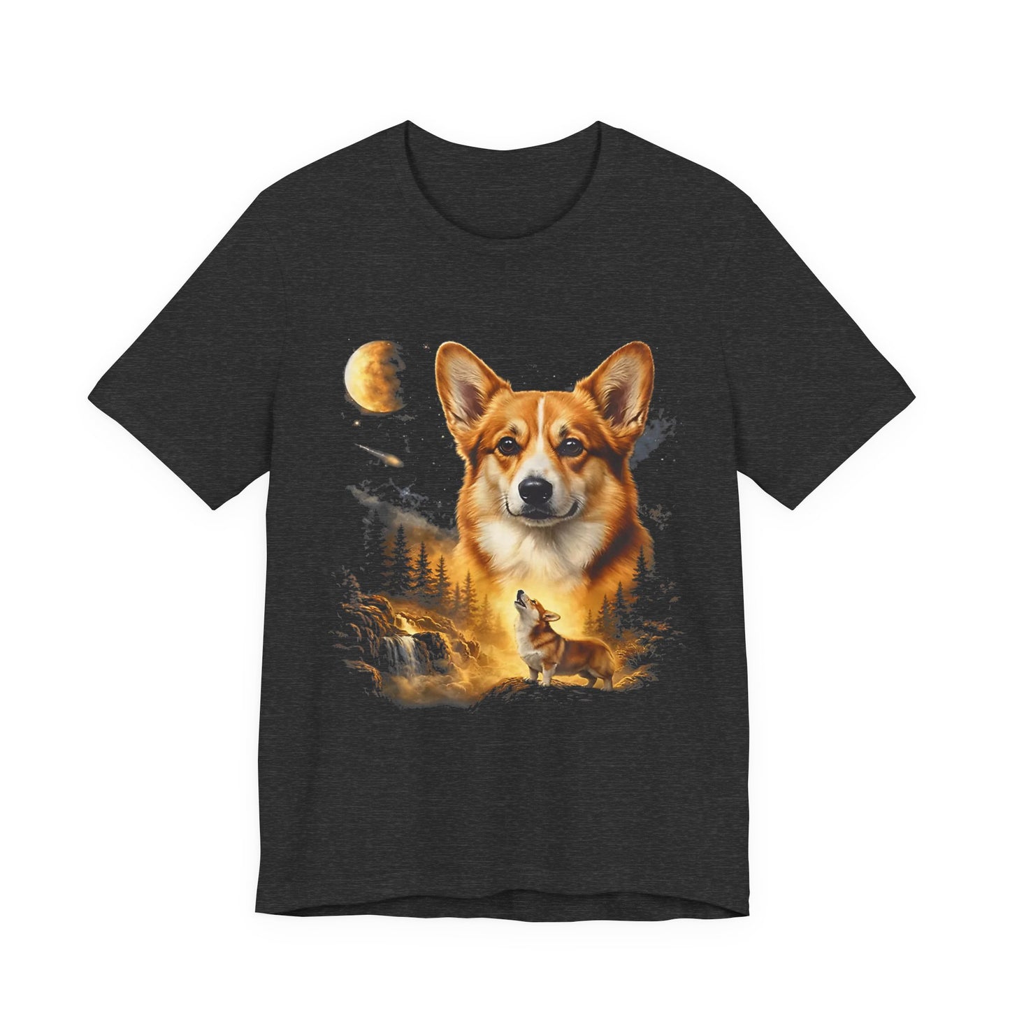 Corgi Moonlight Graphic Tee