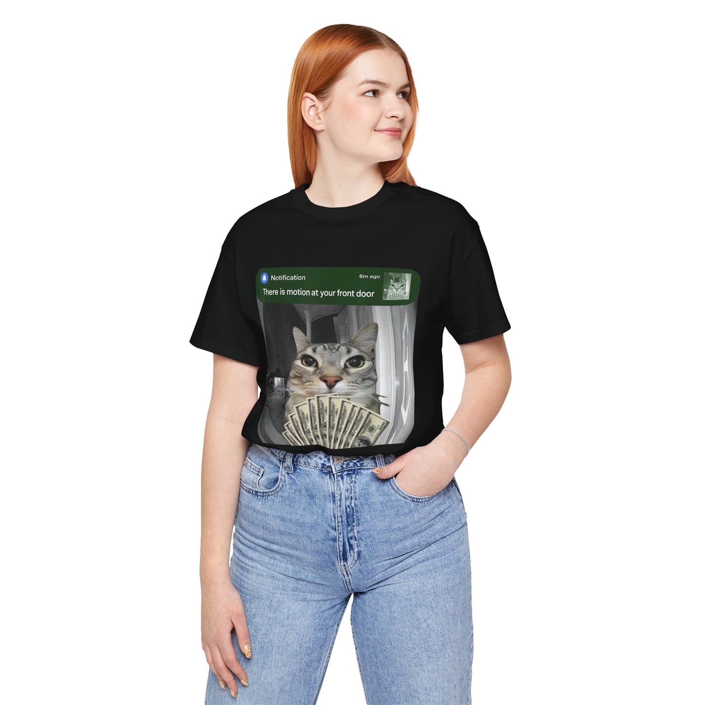 Cat Security Camera Meme T-Shirt