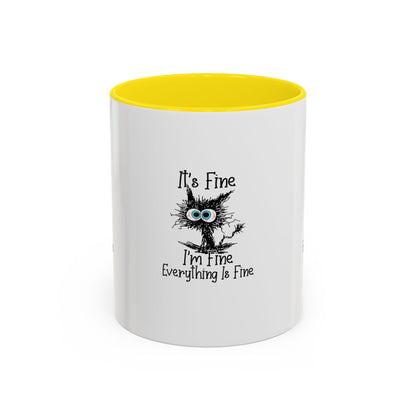 It’s Fine I’m Fine Everything Is Fine Coffee Mug