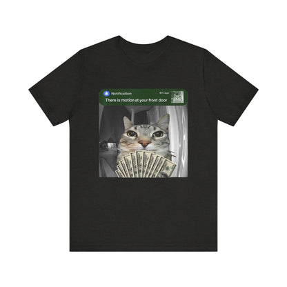 Cat Security Camera Meme T-Shirt
