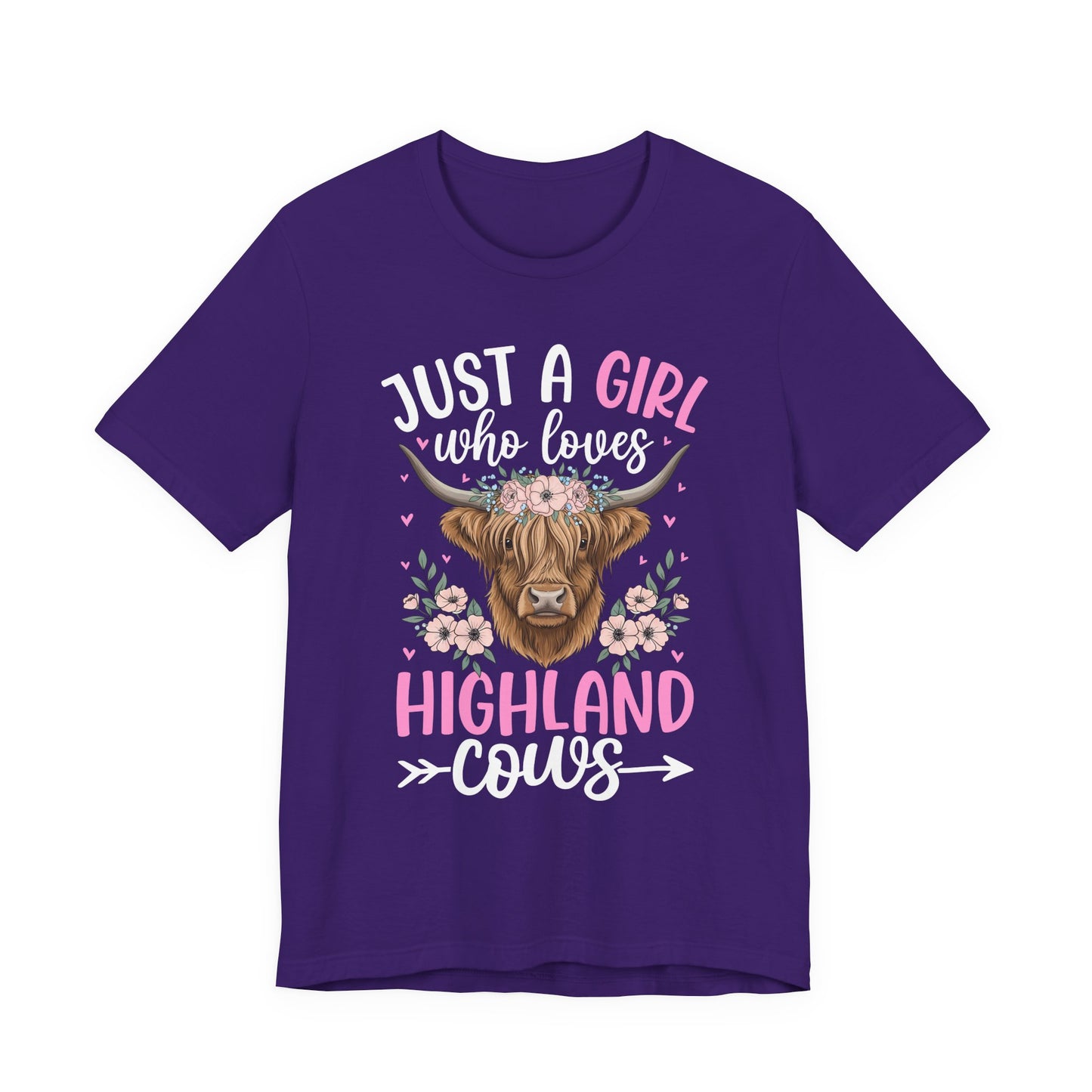 Just A Girl Who Loves Highland Cows T-Shirt
