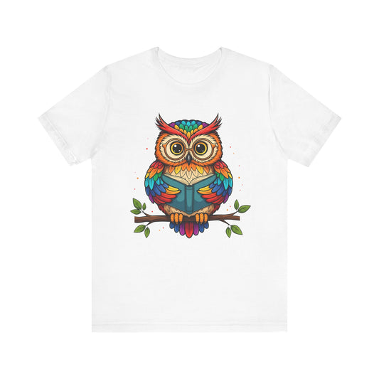 Colorful Owl Graphic Tee