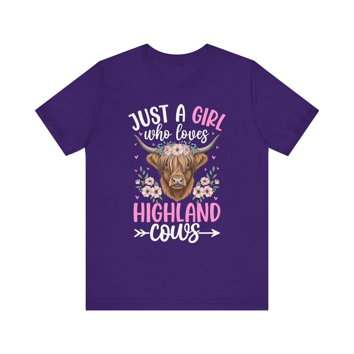Just A Girl Who Loves Highland Cows T-Shirt
