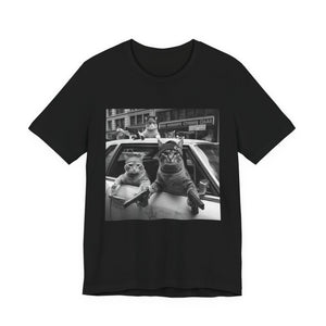 Cat Gang Meme Art Funny Gangster Cats Street T-Shirt