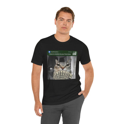 Cat Security Camera Meme T-Shirt