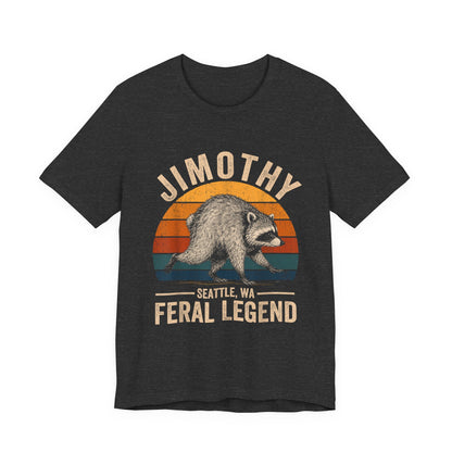 Jimothy Raccoon Feral Legend Seattle T-Shirt