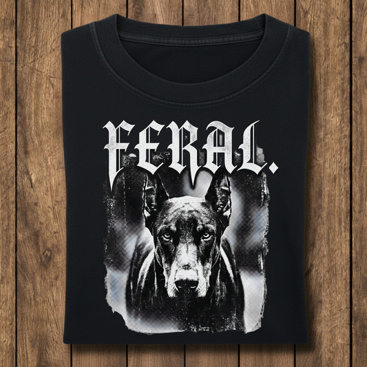 Feral Pitbull Graphic T-Shirt