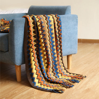 Sofa Knitted Blanket Cover