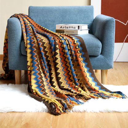 Sofa Knitted Blanket Cover